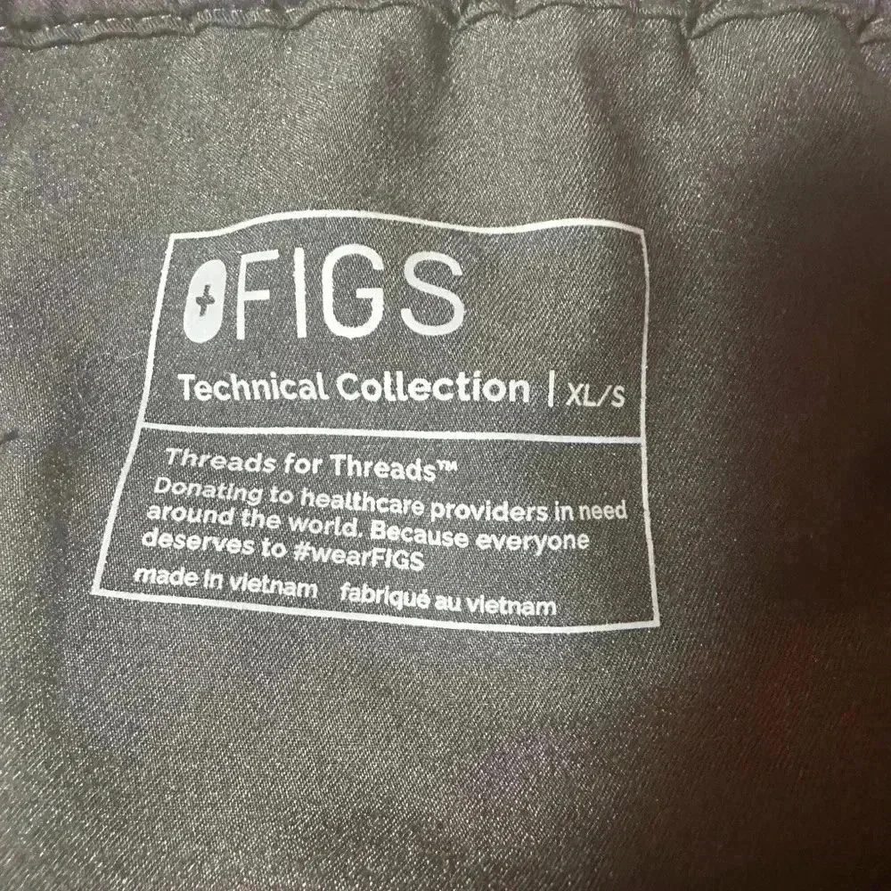FIGS Men’s XL Short Pisco Black Scrubs Pants  FM4500S Medical Nurse Workwear